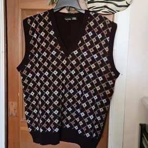 Vintage Royal Knight Mens Sweater Vest Size L